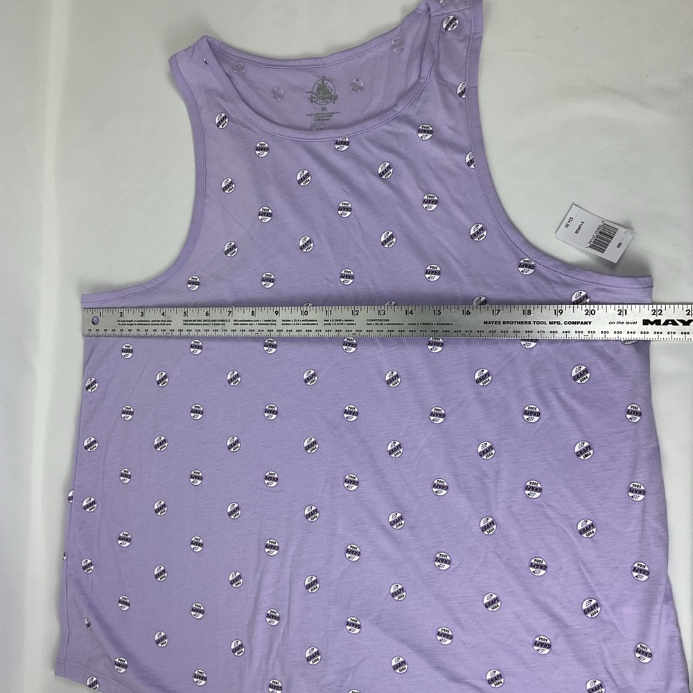 Disney Purple Tank Top with Mickey Mouse Print - Picture 4 of 5